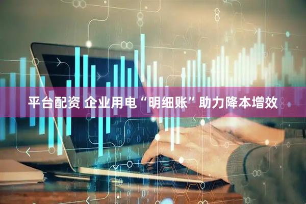 平台配资 企业用电“明细账”助力降本增效